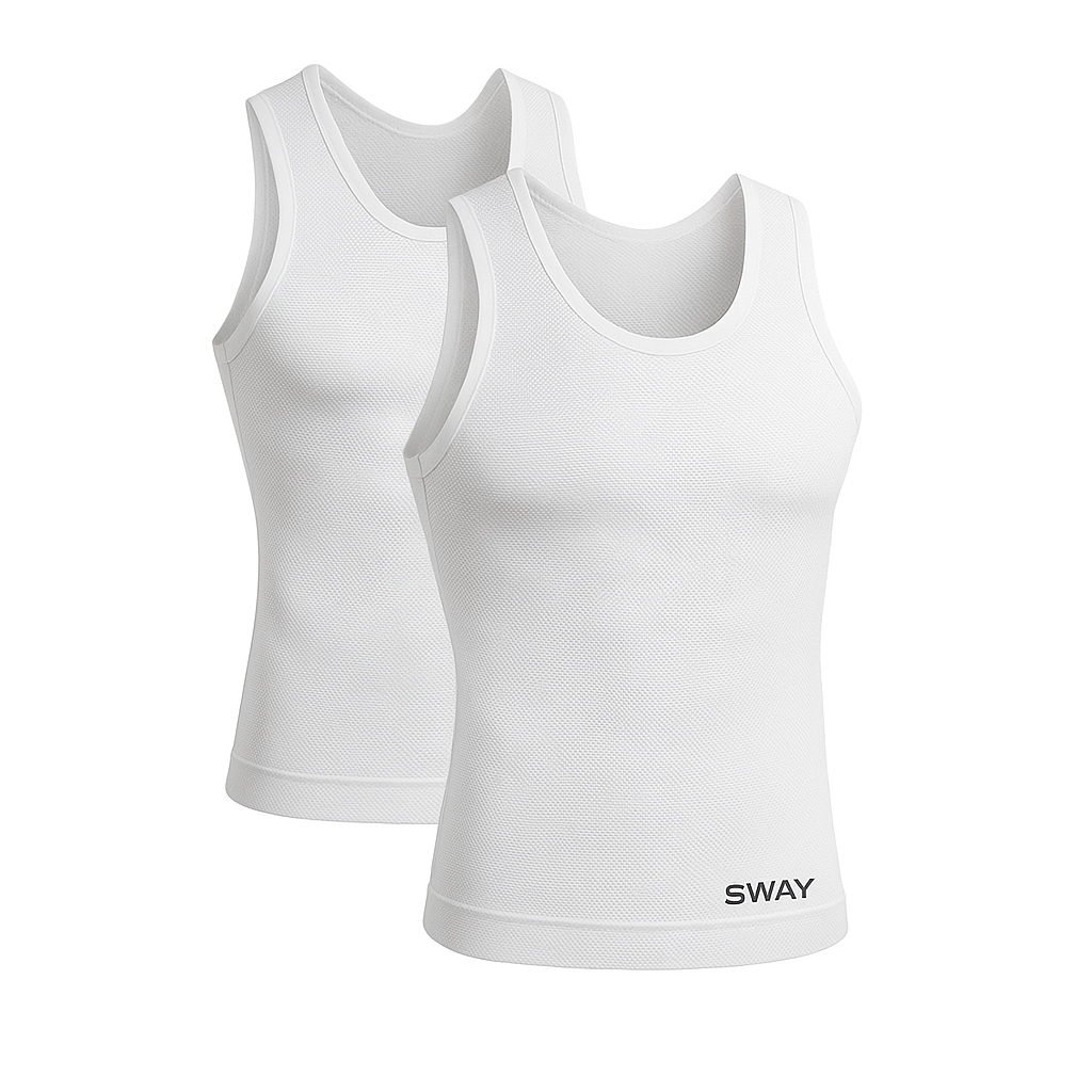 Sway Premium Men’s Body Shaper Vest - BOGO Offer Bundle