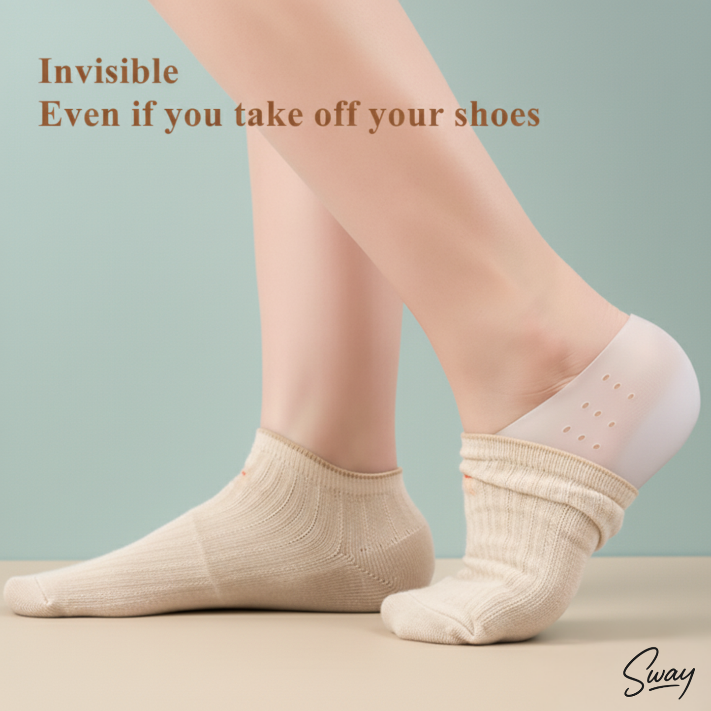 Sway HeightBoost™ Silicone Height Increase Socks