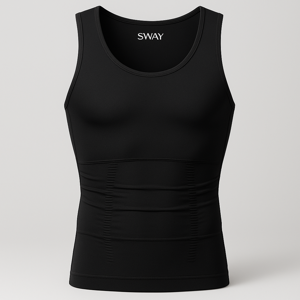 Sway Premium Men’s Body Shaper Vest - Feel the support, see the difference!
