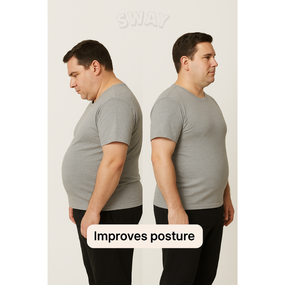Sway Premium Men’s Body Shaper Vest - Feel the support, see the difference!
