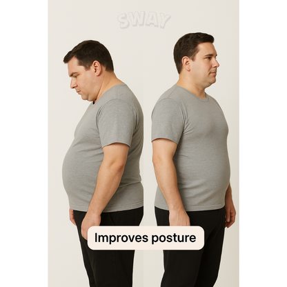 Sway Premium Men’s Body Shaper Vest - Feel the support, see the difference!