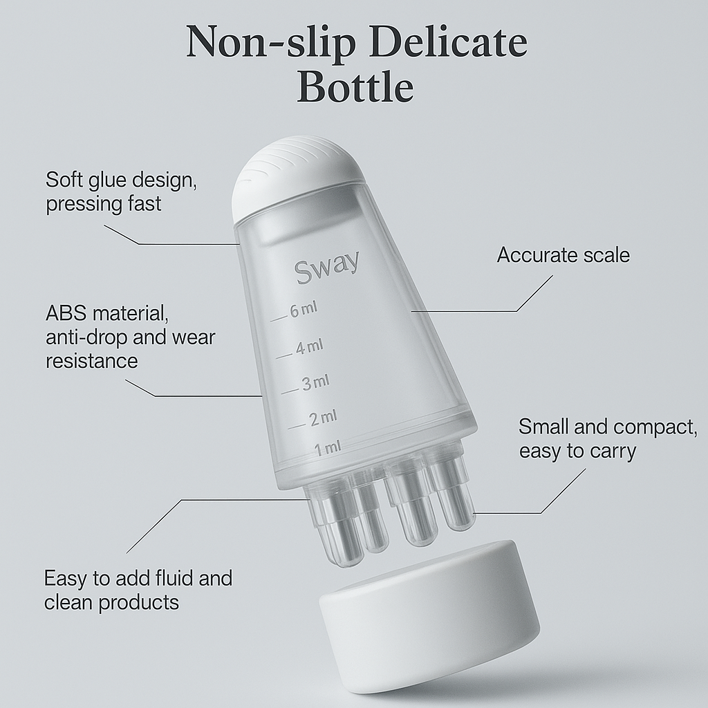 Sway Hair Oil Applicator & Scalp Massager – Mess-Free Application