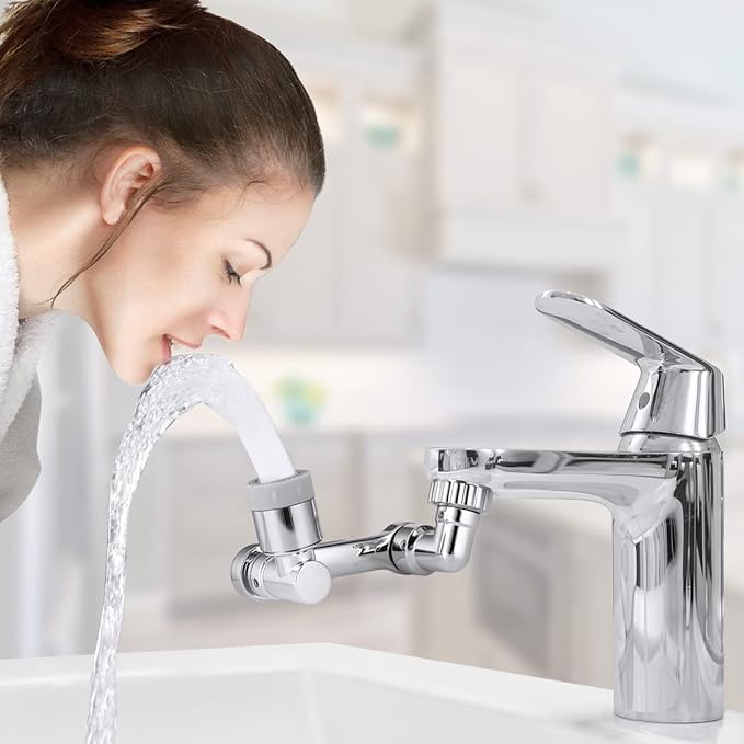 Sway® universal Faucet 1080 Degree Extender For Sink, Kitchen, Flexible, Rotating