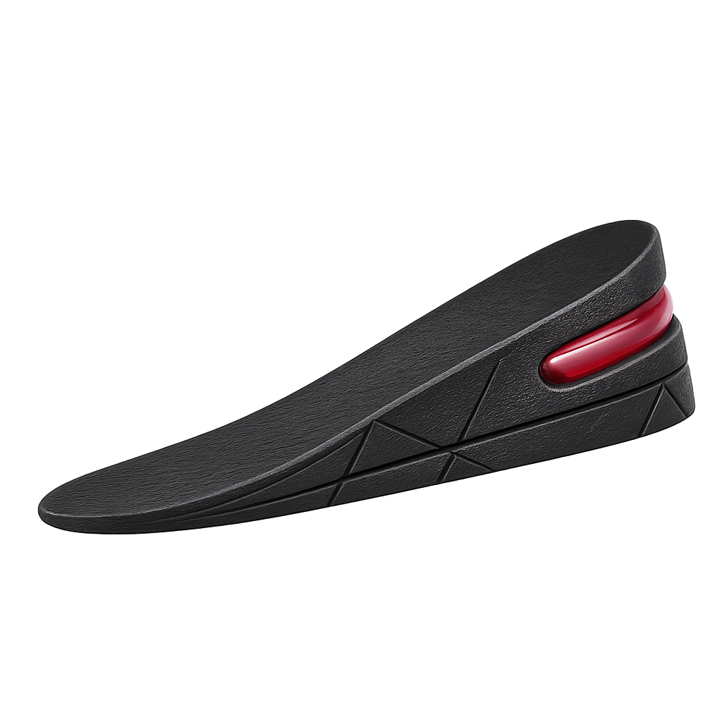 Sway 4-layer height increase insole with air-cushion heel